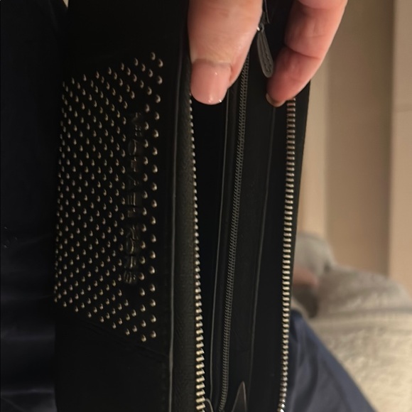 Michael Kors Black Studded Wallet - Picture 3 of 4